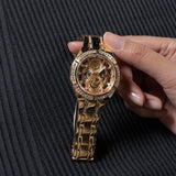 Buy Shop Guess Allara Quartz Rose Gold Dial Rose Gold Steel Strap Watch For Women - GW0604L3 USA Online