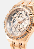 Buy Shop Guess Allara Quartz Rose Gold Dial Rose Gold Steel Strap Watch For Women - GW0604L3 USA Online