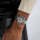 Buy Shop Guess Allara Quartz Silver Dial Silver Steel Strap Watch For Women - GW0604L1 USA Online