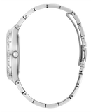 Buy Shop Guess Allara Quartz Silver Dial Silver Steel Strap Watch For Women - GW0604L1 USA Online