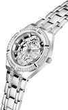 Buy Shop Guess Allara Quartz Silver Dial Silver Steel Strap Watch For Women - GW0604L1 USA Online