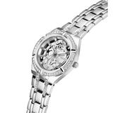 Buy Shop Guess Allara Quartz Silver Dial Silver Steel Strap Watch For Women - GW0604L1 USA Online