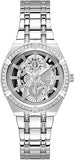 Buy Shop Guess Allara Quartz Silver Dial Silver Steel Strap Watch For Women - GW0604L1 USA Online
