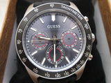 Buy Shop Guess Altitude Chronograph Black Dial Black Rubber Strap Watch for Men - GW0332G1 USA Online
