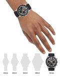 Buy Shop Guess Altitude Chronograph Black Dial Black Rubber Strap Watch for Men - GW0332G1 USA Online