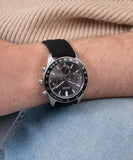 Buy Shop Guess Altitude Chronograph Black Dial Black Rubber Strap Watch for Men - GW0332G1 USA Online