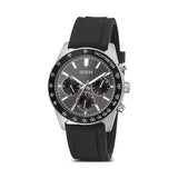 Buy Shop Guess Altitude Chronograph Black Dial Black Rubber Strap Watch for Men - GW0332G1 USA Online