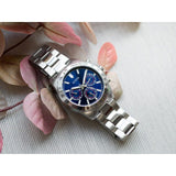 Buy Shop Guess Altitude Chronograph Blue Dial Silver Steel Strap Watch for Men - GW0329G1 USA Online