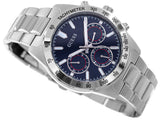 Buy Shop Guess Altitude Chronograph Blue Dial Silver Steel Strap Watch for Men - GW0329G1 USA Online