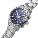 Buy Shop Guess Altitude Chronograph Blue Dial Silver Steel Strap Watch for Men - GW0329G1 USA Online