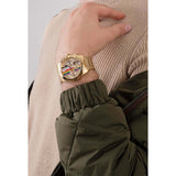 Buy Shop Guess Altitude Multifunction Gold Dial Gold Steel Strap Watch for Men - GW0434G1 USA Online