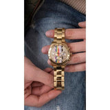 Buy Shop Guess Altitude Multifunction Gold Dial Gold Steel Strap Watch for Men - GW0434G1 USA Online