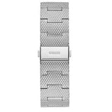 Buy Shop Guess Analog Black Dial Silver Mesh Bracelet Watch for Men - W1263G1 USA Online