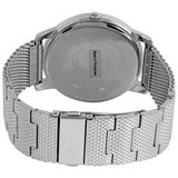 Buy Shop Guess Analog Black Dial Silver Mesh Bracelet Watch for Men - W1263G1 USA Online