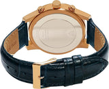 Buy Shop Guess Analog Blue Dial Blue Leather Strap Watch For Men - W0496G4 USA Online