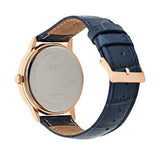 Buy Shop Guess Analog Blue Dial Blue Leather Strap Watch For Men - W0496G4 USA Online