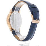 Buy Shop Guess Analog Blue Dial Blue Leather Strap Watch For Men - W0496G4 USA Online