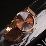 Buy Shop Guess Analog Brown Dial Brown Mesh Bracelet Watch for Men - GW0074G1 USA Online