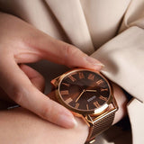 Buy Shop Guess Analog Brown Dial Brown Mesh Bracelet Watch for Men - GW0074G1 USA Online