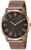 Buy Shop Guess Analog Brown Dial Brown Mesh Bracelet Watch for Men - GW0074G1 USA Online
