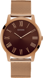 Buy Shop Guess Analog Brown Dial Brown Mesh Bracelet Watch for Men - GW0074G1 USA Online