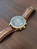Buy Shop Guess Analog Chronograph Brown Dial Brown Leather Strap Watch For Men - W14052G2 USA Online