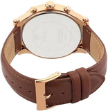 Buy Shop Guess Analog Chronograph Brown Dial Brown Leather Strap Watch For Men - W14052G2 USA Online