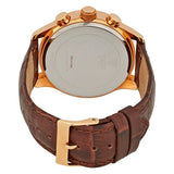 Buy Shop Guess Analog Chronograph Brown Dial Brown Leather Strap Watch For Men - W14052G2 USA Online