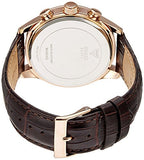 Buy Shop Guess Analog Chronograph Brown Dial Brown Leather Strap Watch For Men - W14052G2 USA Online
