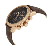Buy Shop Guess Analog Chronograph Brown Dial Brown Leather Strap Watch For Men - W14052G2 USA Online