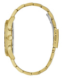 Buy Shop Guess Analog Chronograph Gold Dial Gold Steel Strap Watch for Men - GW0329G3 USA Online