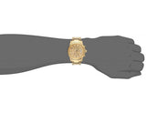 Buy Shop Guess Analog Chronograph Gold Dial Gold Steel Strap Watch for Men - W0075G5 USA Online