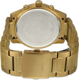 Buy Shop Guess Analog Chronograph Gold Dial Gold Steel Strap Watch for Men - W0075G5 USA Online