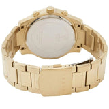 Buy Shop Guess Analog Chronograph Gold Dial Gold Steel Strap Watch for Men - W0075G5 USA Online