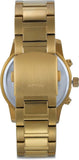 Buy Shop Guess Analog Chronograph Gold Dial Gold Steel Strap Watch for Men - W0075G5 USA Online
