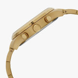 Buy Shop Guess Analog Chronograph Gold Dial Gold Steel Strap Watch for Men - W0075G5 USA Online