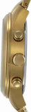 Buy Shop Guess Analog Chronograph Gold Dial Gold Steel Strap Watch for Men - W0075G5 USA Online