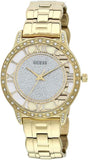 Buy Shop Guess Analog Diamonds Silver Dial Gold Steel Strap Watch For Women - W1013l2 USA Online