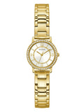 Buy Shop Guess Analog Diamonds Silver Dial Gold Steel Strap Watch For Women - W1013l2 USA Online