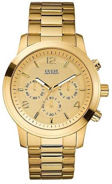 Buy Shop Guess Analog Gold Dial Gold Steel Strap Watch for Men - W15061G2 USA Online
