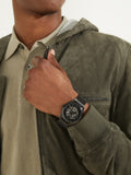Buy Shop Guess Analog Multifunction Black Dial Black Mesh Bracelet Watch for Men - GW0368G3 USA Online