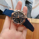 Buy Shop Guess Analog Quartz Blue Dial Blue Rubber Strap Watch For Women - W0562L3 USA Online