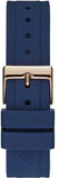 Buy Shop Guess Analog Quartz Blue Dial Blue Rubber Strap Watch For Women - W0562L3 USA Online