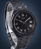 Buy Shop Guess Asset Quartz Black Dial Black Steel Strap Watch For Men - GW0575G3 USA Online