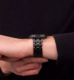 Buy Shop Guess Asset Quartz Black Dial Black Steel Strap Watch For Men - GW0575G3 USA Online