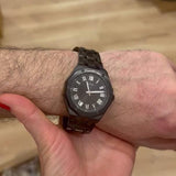 Buy Shop Guess Asset Quartz Black Dial Black Steel Strap Watch For Men - GW0575G3 USA Online