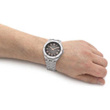 Buy Shop Guess Asset Quartz Black Dial Silver Steel Strap Watch For Men - GW0575G1 USA Online