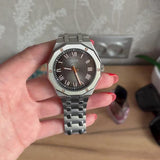 Buy Shop Guess Asset Quartz Black Dial Silver Steel Strap Watch For Men - GW0575G1 USA Online