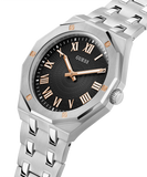Buy Shop Guess Asset Quartz Black Dial Silver Steel Strap Watch For Men - GW0575G1 USA Online