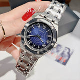 Buy Shop Guess Asset Quartz Blue Dial Silver Steel Strap Watch For Men - GW0575G4 USA Online
